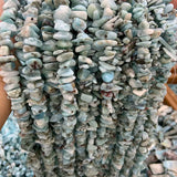 Natural Larimar Beads 15'' Freeform Chips DIY Loose Stone Beads