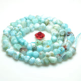 Natural Larimar Smooth Chips Loose Beads Gemstone Semi Precious Stone