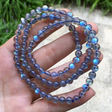 Labradorite 3 Laps Beads Bracelet 6mm