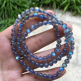 Labradorite 3 Laps Beads Bracelet 6mm