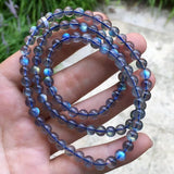 Labradorite 3 Laps Beads Bracelet 6mm