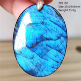 Labradorite Pendant Jewelry Water Drop Crystal Necklace