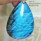 Labradorite Pendant Jewelry Water Drop Crystal Necklace