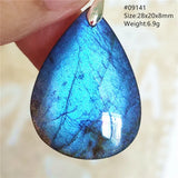 Labradorite Pendant Jewelry Water Drop Crystal Necklace