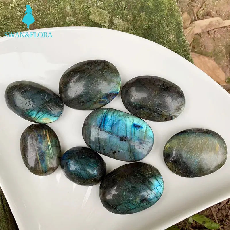 Labradorite Pendant Women Water Drop Necklace
