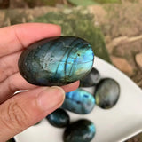 Labradorite Pendant Women Water Drop Necklace