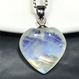 Moonstone Crystal Pendant Necklace Healing Love Gift