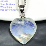 Moonstone Crystal Pendant Necklace Healing Love Gift