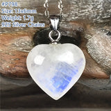 Moonstone Silver Chain Necklace Pendant Jewelry Healing Gift AAAAA
