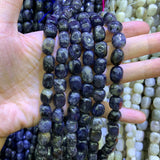Natural Lolite Beads 15'' Freeform Irregular DIY Loose Stone Beads
