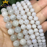 Moonstone Beads Round Spacer Loose Beads 15'' 6/8/10mm