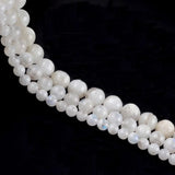 Moonstone Stone Beads Round Loose Spacer for Jewelry Making 6/8/10/12mm