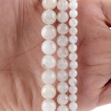Moonstone Stone Beads Round Loose Spacer for Jewelry Making 6/8/10/12mm