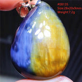 Pietersite Chatoyant Pendant Necklace Namibia Yellow Cat Eye AAAAAA