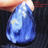 Yellow Pietersite Pendant Cat Eye Water Drop Oval Namibia