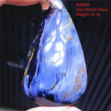 Yellow Pietersite Pendant Cat Eye Water Drop Oval Namibia
