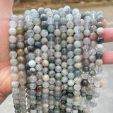 Rutilated Quartz Round Crystal Beads for DIY Jewelry Making