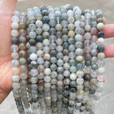 Rutilated Quartz Round Crystal Beads for DIY Jewelry Making