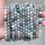 Rutilated Quartz Round Crystal Beads for DIY Jewelry Making