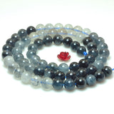 Rutilated Quartz Smooth Round Beads for Bracelet Making