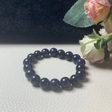10mm Sand Beads Women's Jade Bracelet for Luck and Protection