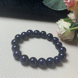 10mm Sand Beads Women's Jade Bracelet for Luck and Protection