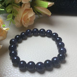 10mm Sand Beads Women's Jade Bracelet for Luck and Protection
