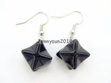 Sand Gems Stone Merkaba Healing Reiki Chakra Earrings Set