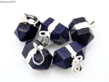 Natural Sand Gems Stones Hexagonal Pointed Reiki Chakra Pendant Beads