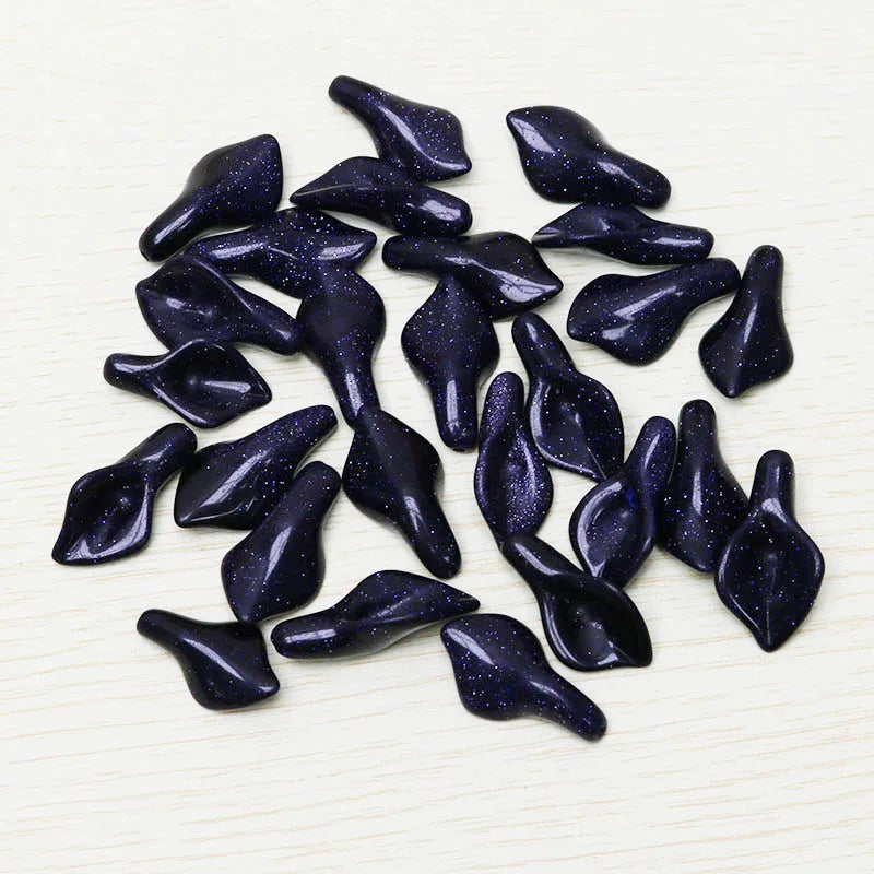 Sand Stone Morning Glory Flower Beads for DIY Jewelry Making