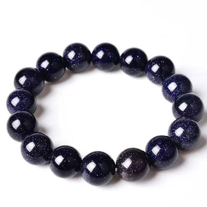 Natural Sand Stone Stretch Bracelet Retro Jewelry