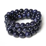 Natural Sand Stone Stretch Bracelet Retro Jewelry