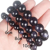 Natural Sand Stone Stretch Bracelet Retro Jewelry