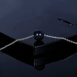 Sandstone Pendant 925 Silver Necklace Women Jewelry