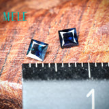 Natural Sapphire Gemstone 0.4ct 2p Loose Stones for Jewelry Making