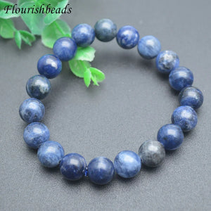 Sodalite Round Beads Bracelet Elastic Line 6mm 8mm 10mm