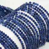Sodalite Faceted Round Beads 3.2mm