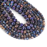 Starry Sky Tiger Eyes Stone Round Beads 6-10mm for Jewelry Making