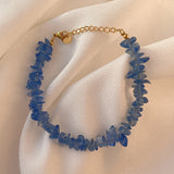 Stone Bead Bracelet Braided Fine Jewelry Gift