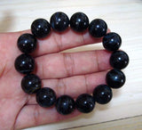 Tiger Eye 14mm Round Beads Bracelet for Women and Men