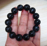 Tiger Eye 14mm Round Beads Bracelet for Women and Men