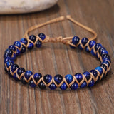 Tiger Eye Bracelet Braided Cuff Bracelet For Women