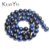 Tiger Eye Stone Beads Round Beads 15in Pick Size 6.8.10.12mm Diy Bracelet