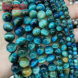 Tiger Eye Stone Beads Round Loose Beads 4-12mm For Jewelry Making