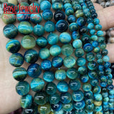 Tiger Eye Stone Beads Round Loose Beads 4-12mm For Jewelry Making