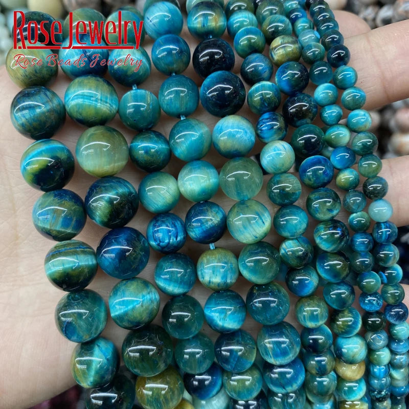 Tiger Eye Stone Beads Round Loose Beads 4-12mm For Jewelry Making