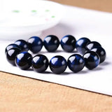 Tiger Eye Stone Bracelet 6-12mm Beads Crystal Bracelet for Men and Women