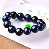 Tiger Eye Stone Bracelet 6-12mm Beads Crystal Bracelet for Men and Women