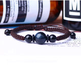 Tiger's Eye Stone Beaded Bracelet Lucky Rope Jewelry