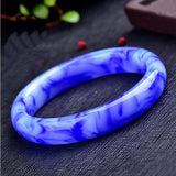 Jade Bangle Bracelet Chinese Hand-Carved Charm Jewellery Amulet